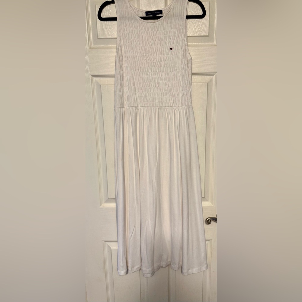 Tommy Hilfiger Classic White Midi Dress